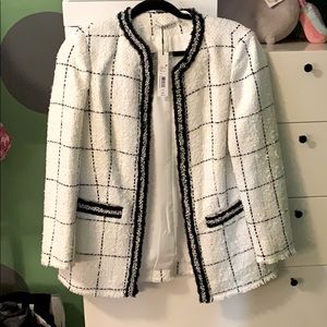 Alice + Olivia Tweed Fitted Jacket with tags